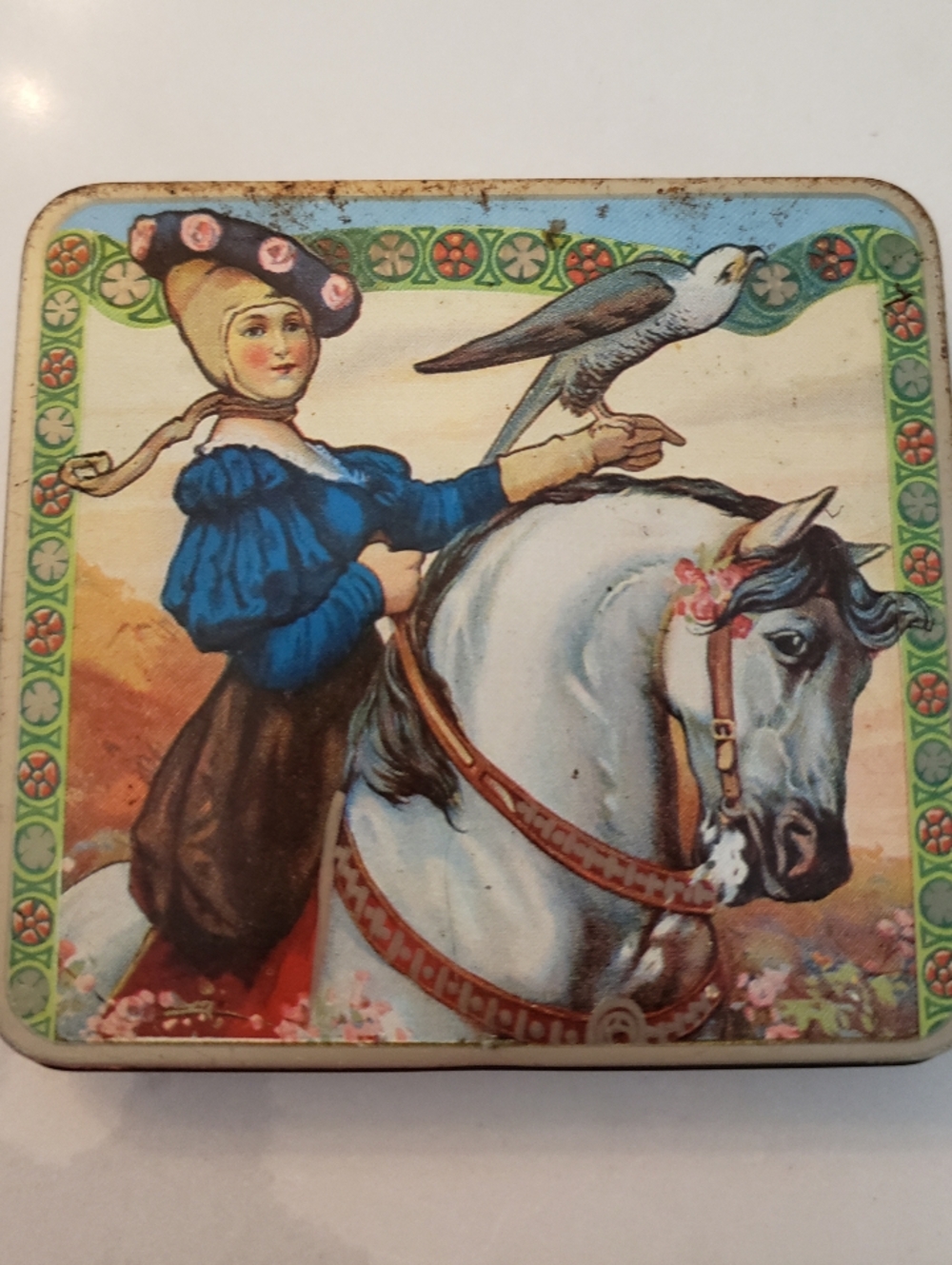 Vintage Tin Box, Made In England, Used
